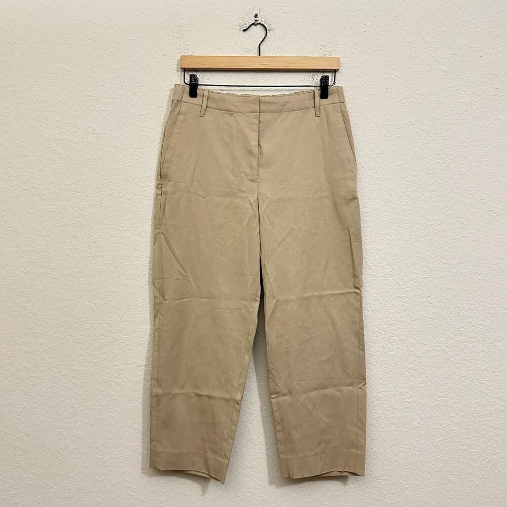 BANANA REPUBLIC Slim Taper Pants Tan Khaki Ankle High Rise NWT
